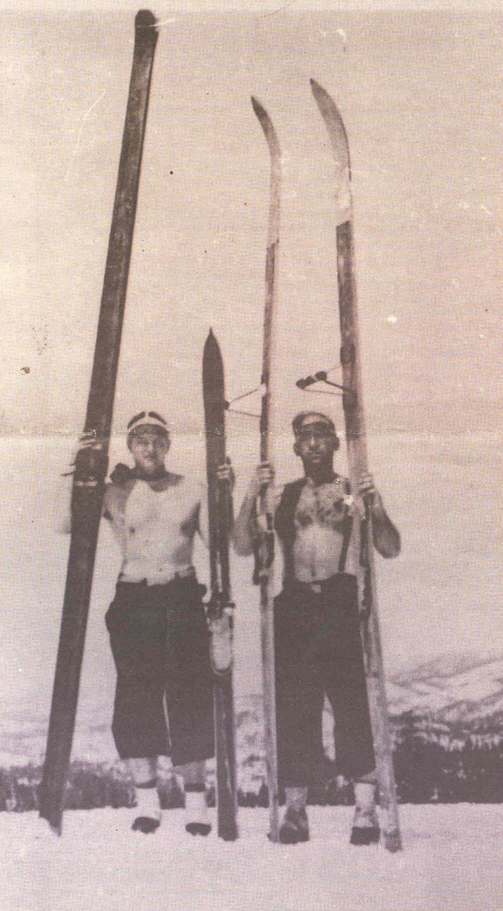 anciens skieurs de KL usa 1900